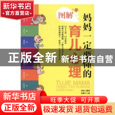 正版 图解妈妈一定要懂的育儿心理 黄益编著 中国妇女出版社 9787