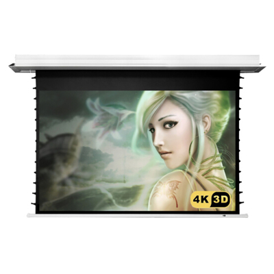 经科JK电动遥控拉线投影软幕布N4-FL/1t IC纳米天花幕119寸16:9