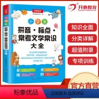 无颜色 小学通用 [正版]开心教育 小学语文拼音·标点·常用文学常识大全 一二三四五六年级123456年级语文辅导资料