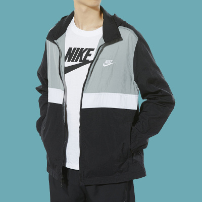 NIKE耐克外套男2021春季男士薄款休闲运动茄克CU4310-100