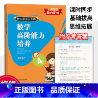[正版]数学高阶能力培养 四年级下 核心素养天天练 小学4年级课时作业本小学生课堂训练课前课后同步天天练习题册期末复习