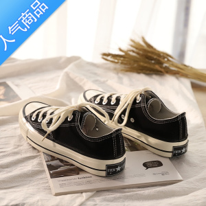 SUNTEK港味复古鞋子女ulzzang帆布鞋学生高帮鞋2023新款ins韩版原宿板鞋