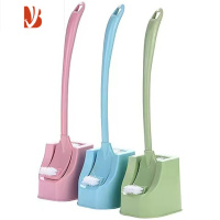 三维工匠家用卫生间清洁刷长柄洗厕所的刷子洁厕刷创意马桶刷套装去无死角