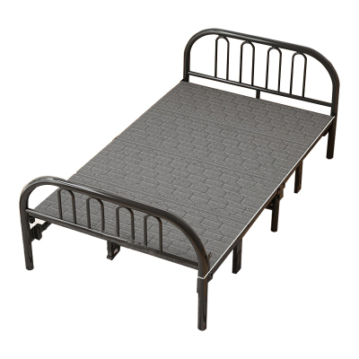 臻远 ZY-ZDC-22 简易行军床折叠床午休行军床黑色办公午休床 黑色 1米宽