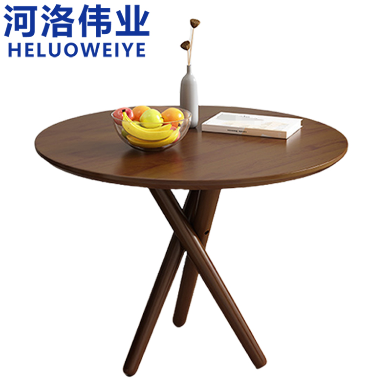 河洛伟业接待桌实木张