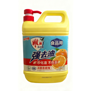 雕牌强去油洗洁精2斤擦码款果香除菌不伤手餐具碗筷洗涤剂大桶家用