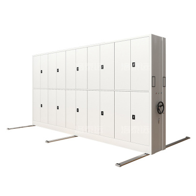 洛泰远 电动密集架移动档案柜钢制轨道密集柜 一列5组