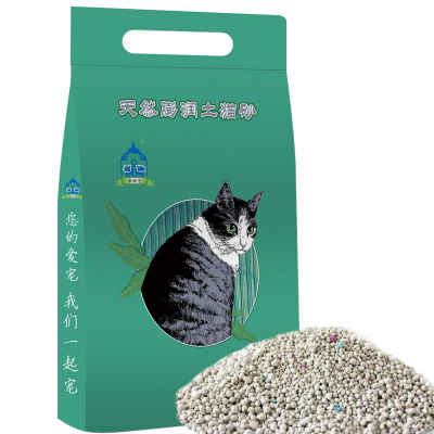 膨润土猫砂10公斤结团低尘猫沙20斤10kg猫咪用品