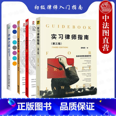 [正版] 实习律师指南+律师之道新律师的必修课+思维的笔迹上下册 全4册 初级律师入门指南 年轻实习律师法律实务 法庭