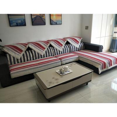 美帮汇沙发垫棉麻坐垫现代简约客厅布艺四季通用防滑粗布亚麻沙发巾套罩