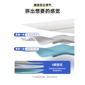 喜临门 -成长星 呼噜噜床垫 学生青少年护脊专用抗菌A类面料升级可拆 [厚14cm]升级可拆更安心