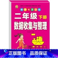 数据收集与整理 二年级下 [正版]二年级下册口算题卡口算天天练数学口算竖式脱式计算专项训练同步练习册应用题强化举一反三每