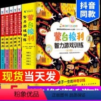 [正版]0-6岁蒙台梭利智力游戏训练书 全5册 儿童智力开发训练 早教全书蒙特梭利专注力思维培养开发幼儿宝家庭教育方案