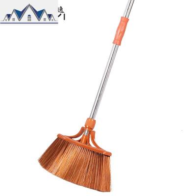 洁肯魔法PP塑料扫帚扫地不锈钢不易粘毛发长柄加宽加长家用扫地 三维工匠