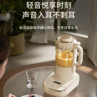 九阳(Joyoung)破壁机轻音变频家用榨汁机豆浆机1.2L精致小容量口感可调多重降噪触控彩屏破壁豆浆机B6 奶油白