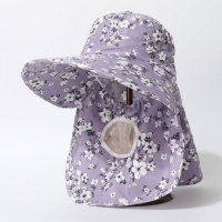 高级感女薄款冰丝太阳帽防晒夏季百搭帽子防紫外线帽遮阳帽骑行男