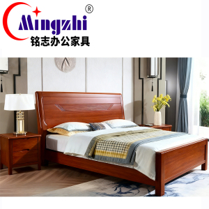 铭志办公家具 实木床 MZC001(1500*2000*1130mm)张