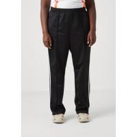 Adidas纯聚酯纤维女运动裤宽松直筒长款弹力腰侧口袋运动裤