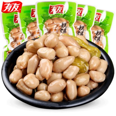 有友玩味泡椒花生卤香味428g重庆特产单独小包装散装称重休闲下酒菜零食有味花生（卤香味）428g