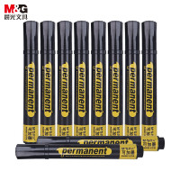 晨光(M&G)可加墨记号笔单头APM26302红