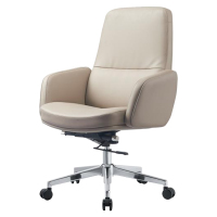 臻远 ZY-6720 办公椅转椅电脑椅商务办公椅轻奢书房椅靠背皮椅 科技皮