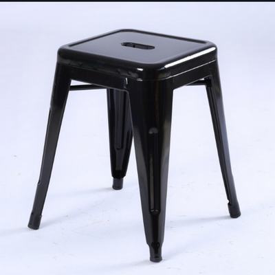 逐鹿中原铁皮凳子时尚创意高脚餐桌凳酒吧前台椅简约欧式铁艺凳TY192餐厅等位椅 多色可选 颜色备注 颜色可选择