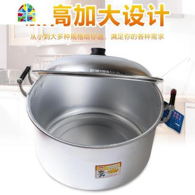 金喜铝锅老式家用加厚汤锅大容量加深烧水锅商用煮水锅纯铝制锑锅 FENGHOU 36CM加高加厚铝汤锅16升