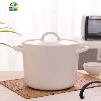 日式可高温石锅砂锅煲汤家用超大容量陶瓷锅沙锅燃气大码炖锅汤锅 FENGHOU 7.2升配套蒸笼(加厚型)