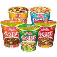 合味道(Cup noodles) 方便面组合装 杯面泡面快餐面 混合味道5杯[随机发]