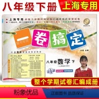 8年级下 数学 [正版]2024春一卷搞定 数学 八年级第二学期/8年级下 配套上海二期课改数学小学单元测试试卷全新修订