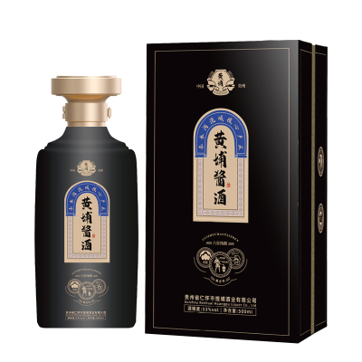 黄埔酱酒 六星 53度酱香型白酒 500ml/瓶 单瓶装