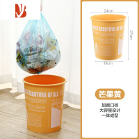 三维工匠可爱少女家用客厅创意垃圾桶卧室现代简约无盖收纳桶小纸篓