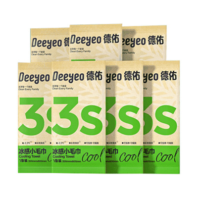 德佑湿巾1*7包无畏酷暑清凉10020682(包装随机)