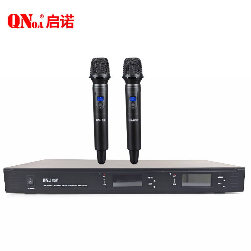 启诺QN-MW269E 无线话筒专业会议手持麦克风 黑 套