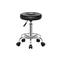 创世人 吧台椅家用转椅子现代简约高脚凳旋转升降凳子酒吧椅美容院圆凳子