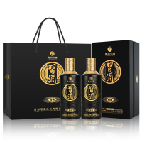 习酒 经典黑金 酱香型白酒 53度500ml*2瓶 贵州习酒窖藏礼盒送礼