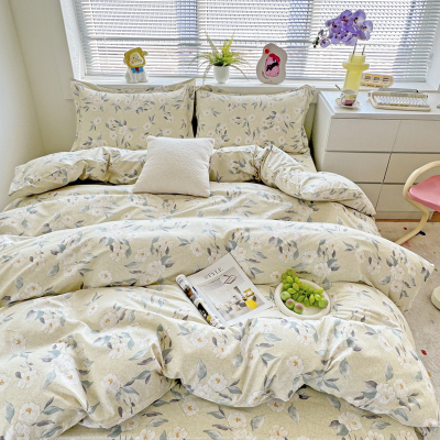 约克罗兰家纺亲肤套件活性优棉四件套