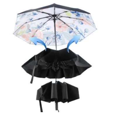 柏森茂(BAISENMAO) 伞 晴雨伞五折防晒防紫外线太阳伞浅桃未央 一把