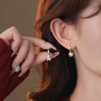 微镶蝴蝶耳环女灵动甜美精致百搭耳坠轻奢高级感时尚精致耳扣耳饰送女朋友老婆情人节七夕生日礼物