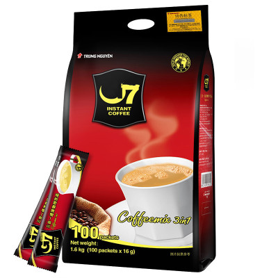 中原G7三合一速溶咖啡粉16g*100包1600克越南进口冲饮