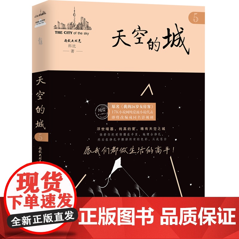 天空的城5 超级大坦克科比著17K小说网签约作家 都市情感言情小说纯美青春爱情言情小说书正版