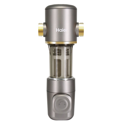 海尔HP05新款前置净水器过滤器双网反冲洗大通量家用总水管中央过滤器净水机