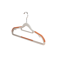 围达 双位防滑衣架 42*22cm橙 组