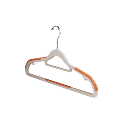 围达 双位防滑衣架 42*22cm橙 组