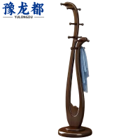 豫龙都 衣帽架 实木 个