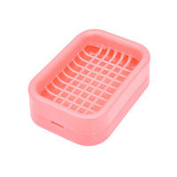 家柏饰(CORATED)肥皂盒沥水吸盘卫生间可拆创意大号皂盒架塑料双层香皂盒