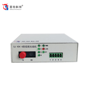圣钧科技SHENGJUN TECHNOLOGY 视频光端机 SJ V04 4路+台