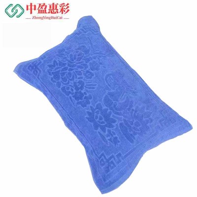 中盈惠彩 蓝色涤纶枕巾 ZJ-02 46*76CM 条