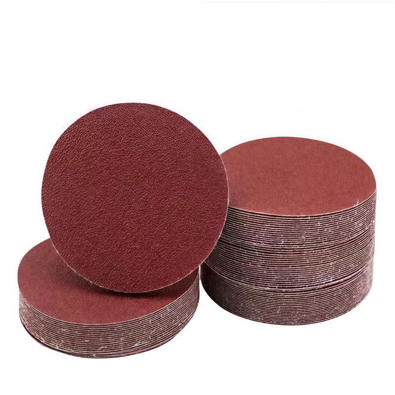 铁洋 背绒砂纸片 植绒砂纸片 2寸50mm240目红砂 片