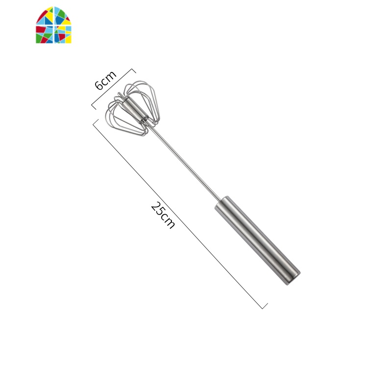 打蛋器家用非电动半自动手动手持式奶油打发器不锈钢打鸡蛋搅拌器 FENGHOU 半自动打蛋器(30cm大号蓝色)